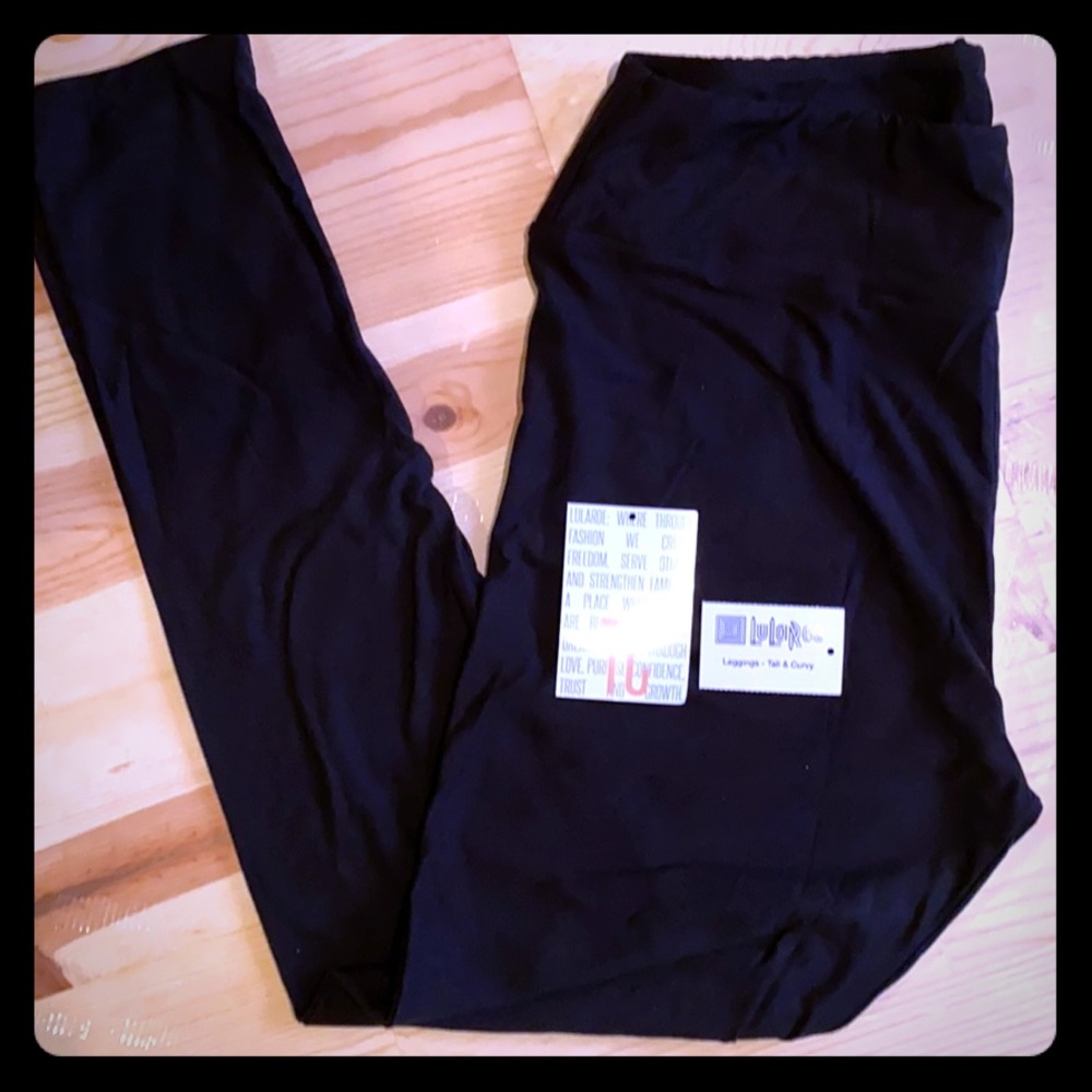 LuLaRoe Leggings Solid Black